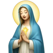 blessed Virgin Mary catholic sticker