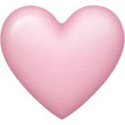 Light pink heart  sticker