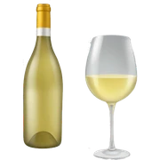 White wine  sticker