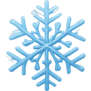 Beautiful snowflake sticker