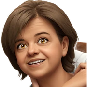 realistic portrait of girl sticker