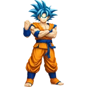 sun goku sticker