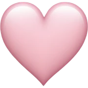 a light pink heart sticker