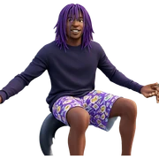 smiling boy in purple outdoors sticker