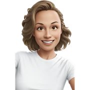smiling girl in white shirt sticker