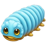 Ice caterpillar sticker