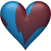 corazon azulgrana sticker