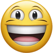 Fake smiley face  sticker