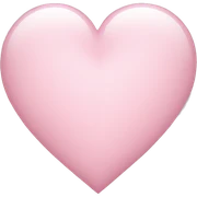 Light pink heart sticker
