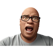 meme of a surprised boy sticker