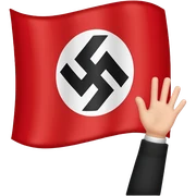 Nazi flag sticker