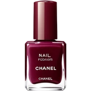 Burgundy nail polish Chanel bottle  sticker