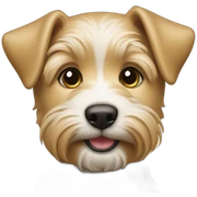 golden terrier puppy sticker