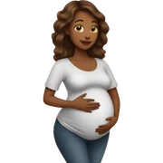 Pregnant sticker