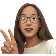 girl in white sweater indoors sticker