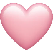 Light pink heart sticker