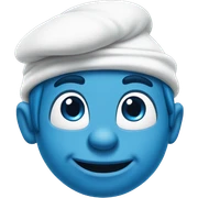 Smurf sticker