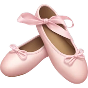 Pale pink ballet shoes sticker