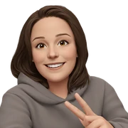smiling girl with brown hair sticker