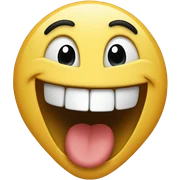 Laughing heart sticker