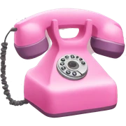 pink phone sticker