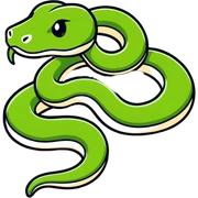 Snake of hofiert sticker