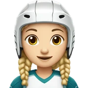 icehockey girl sticker