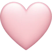 Light pink heart sticker