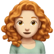 Ginger Girl aesthetic pose sticker