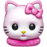 Hello kitty, Futuristic Colors, Hyperrealism  sticker