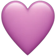 Coeur mauve et rose sticker