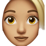 Girl brunette brown eyes  sticker
