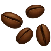 Coffee bean  sticker