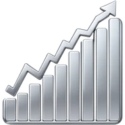 silver uptrend chart sticker