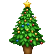 christmas tree sticker