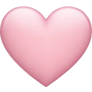 Light pink heart sticker