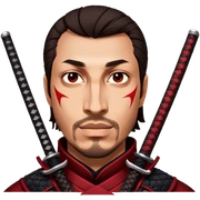 Fierce Samurai sticker