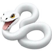White Snake sticker