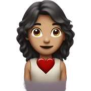 dark red heart sticker