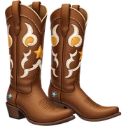 Cowboy boots sticker