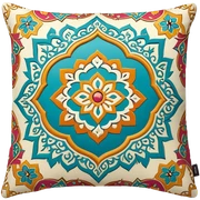 Cozy Moroccan throw pillow sticker
