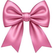 A pink bow
 sticker