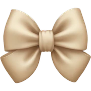 Beige bow  sticker