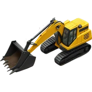 Excavator  sticker