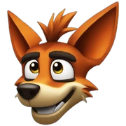 Crash bandicoot  sticker