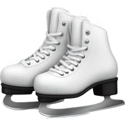 cute ice skates sticker