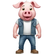 John pork sticker