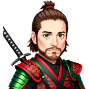 Daring Samurai sticker
