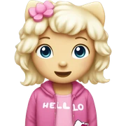 Cute hello Kitty sticker