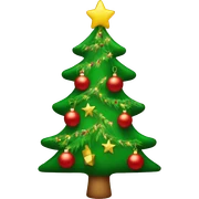Decorated Christmas Tree  sticker